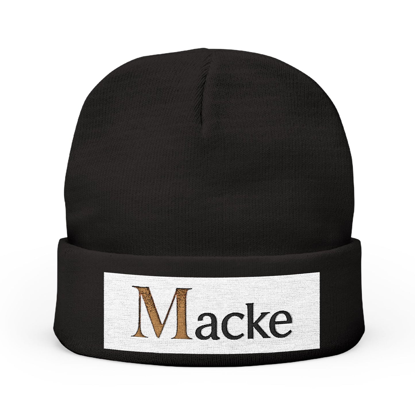 Macke custom Knit Beanie (Embroidery)