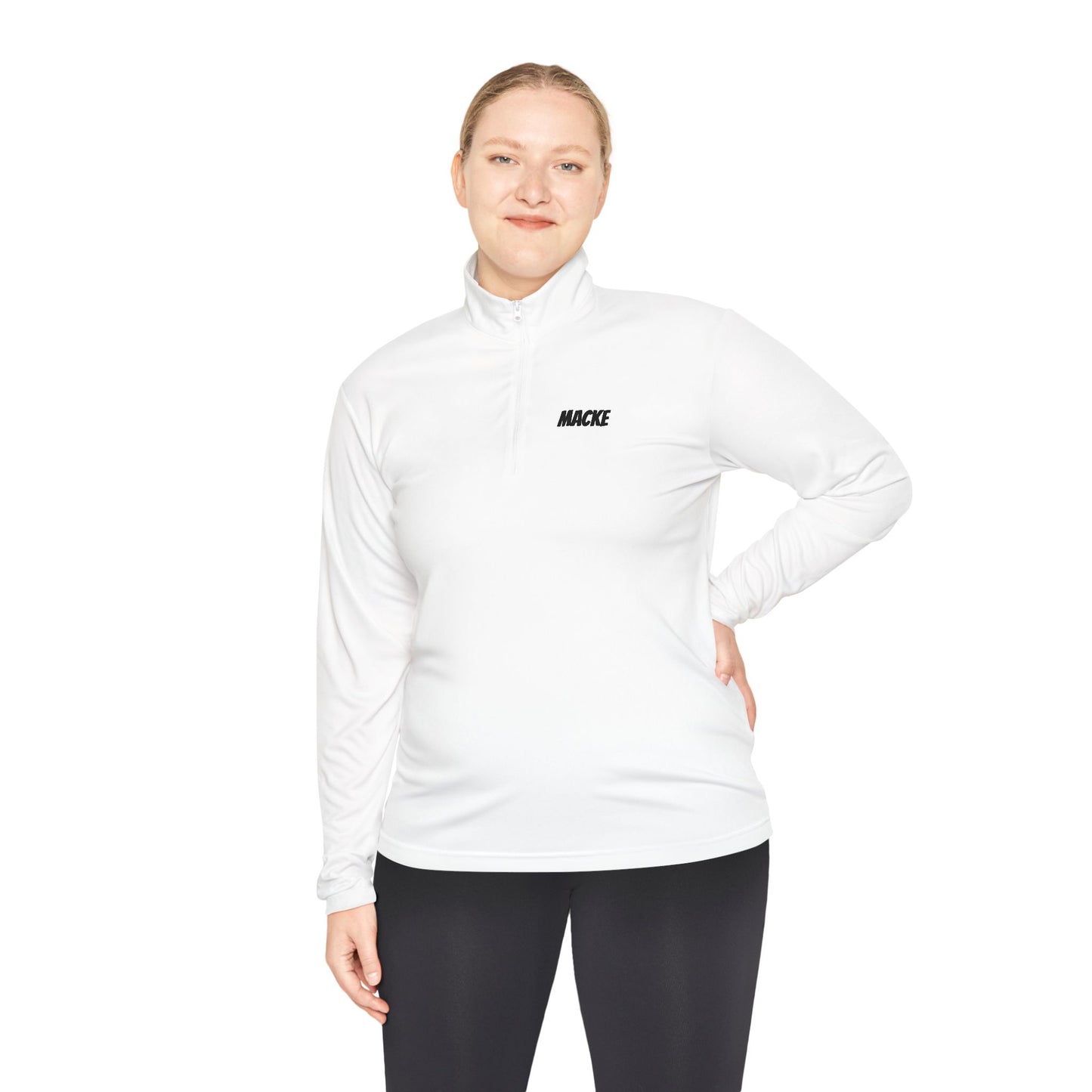 Macke corp Unisex Quarter-Zip Pullover