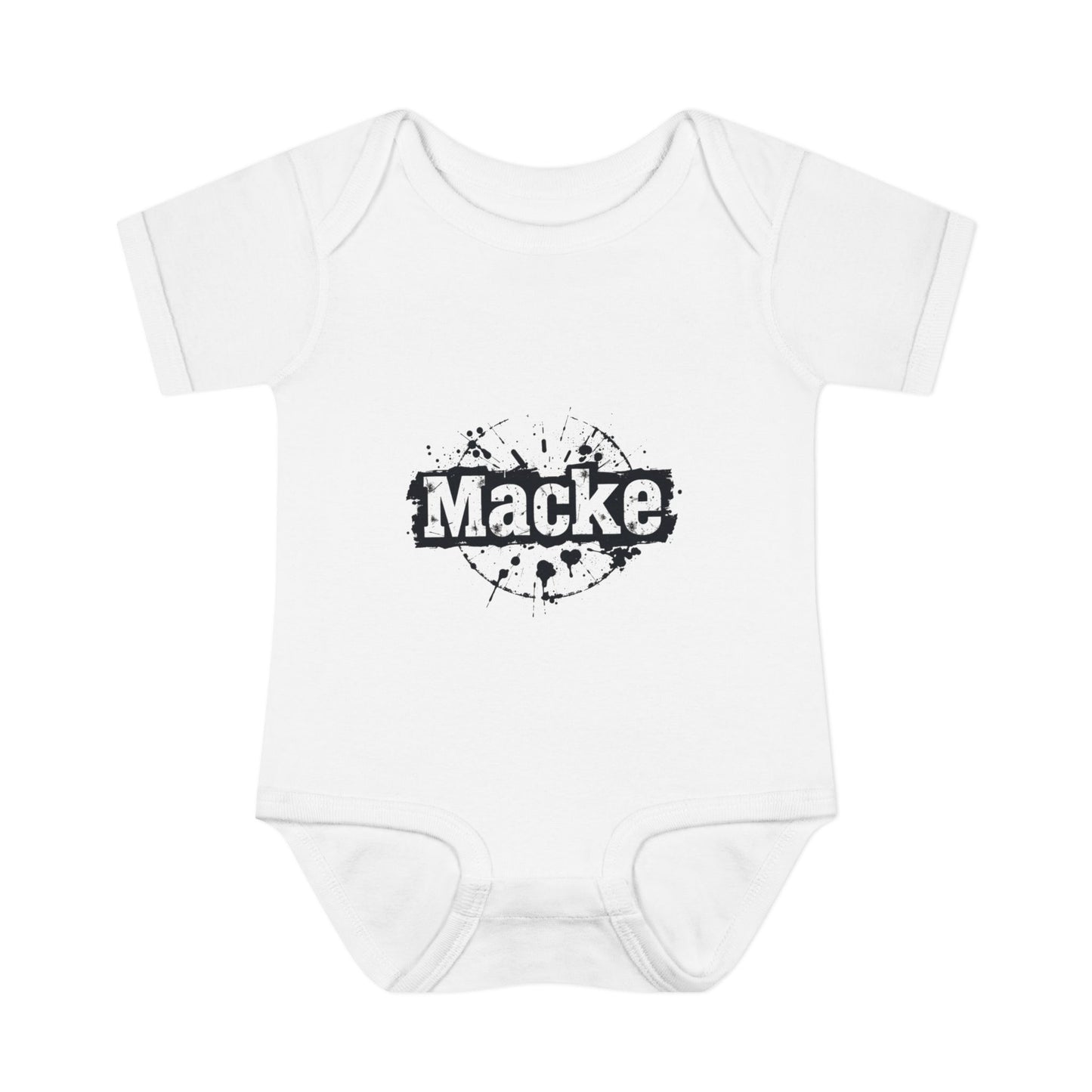 Macke Graphic Infant Baby Bodysuit - Cute & Playful Baby Outfit