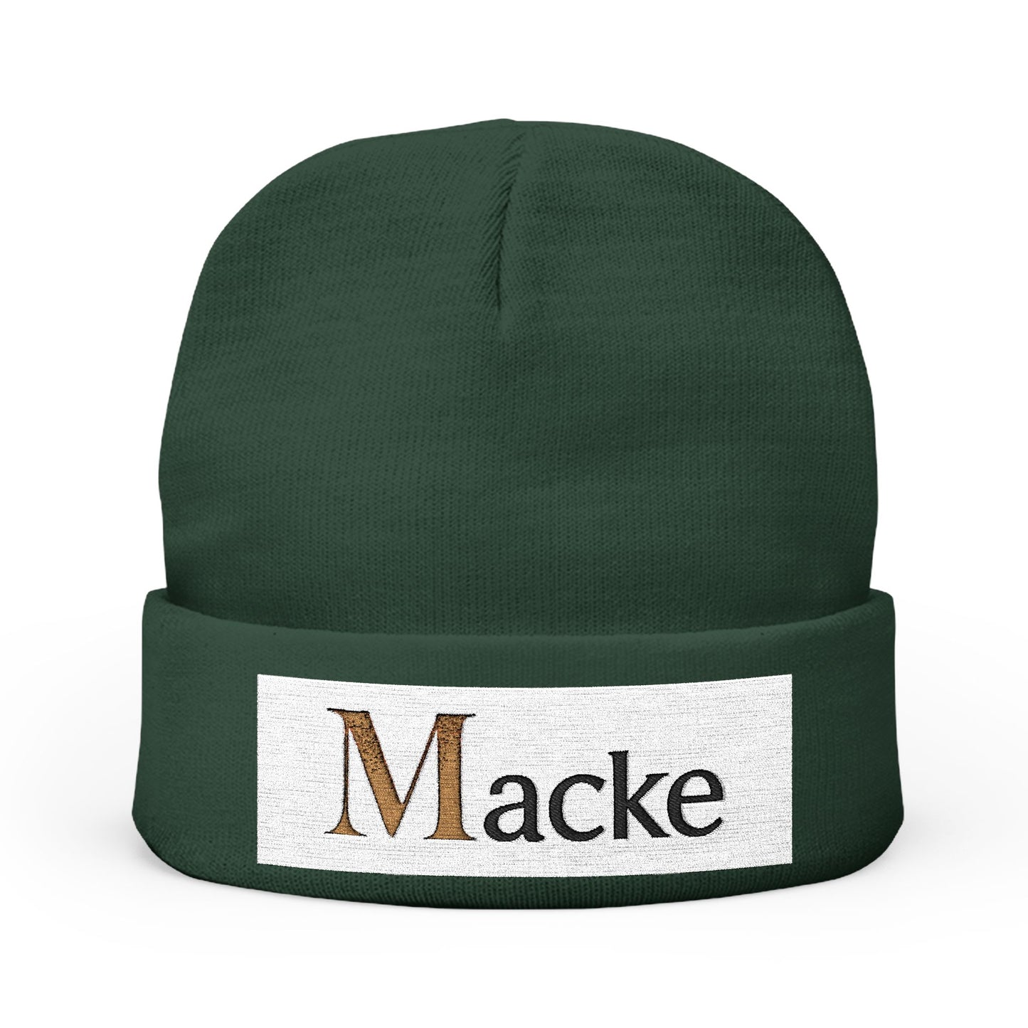 Macke custom Knit Beanie (Embroidery)