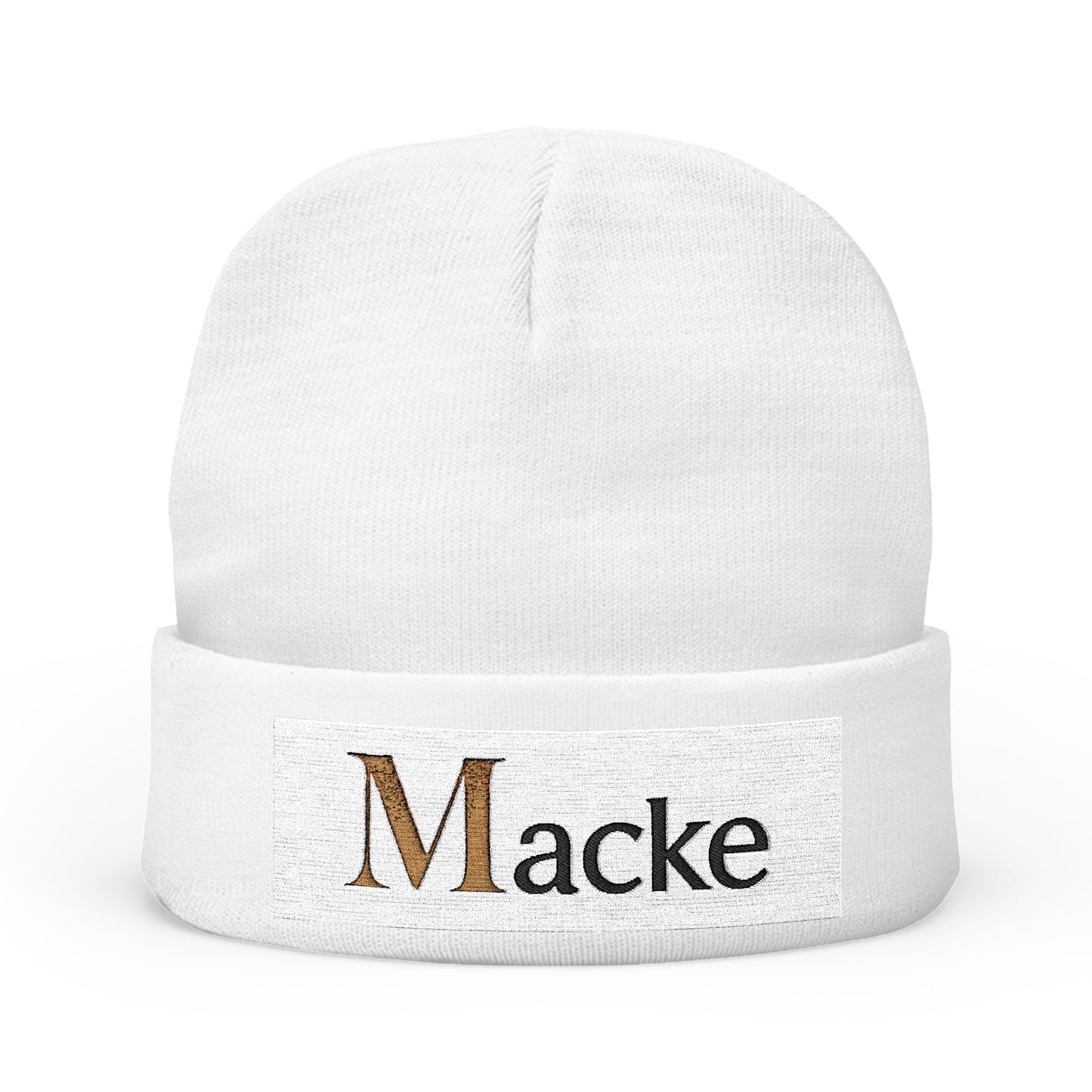 Macke custom Knit Beanie (Embroidery)