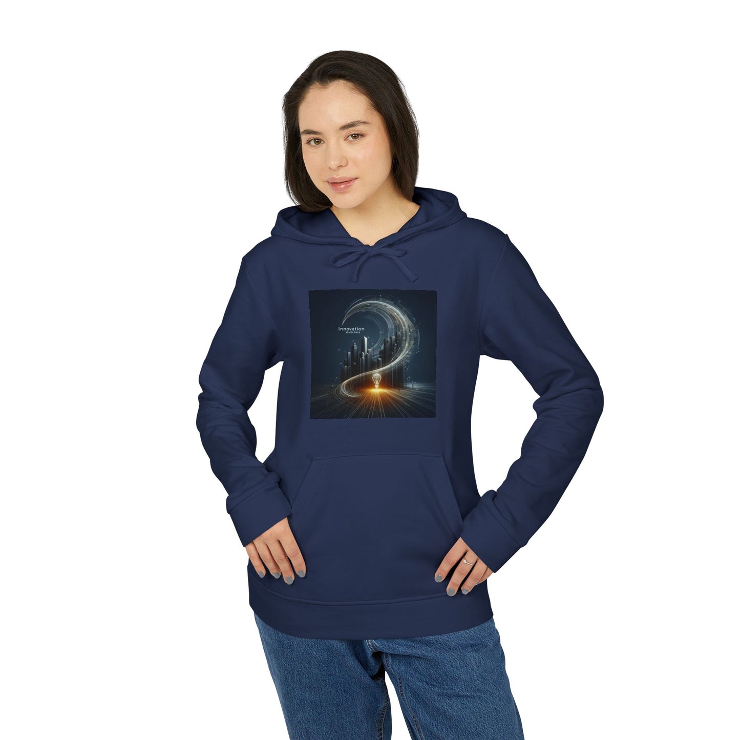 Macke Custom adidas Fleece Hoodie – Printify Fulfilled