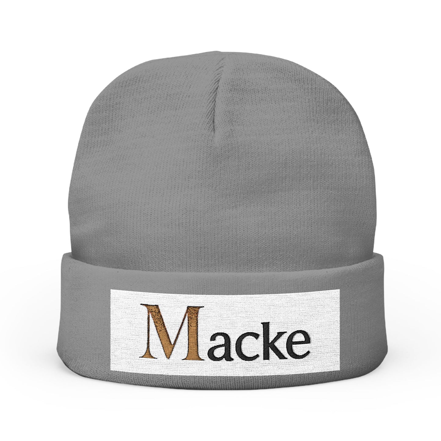 Macke custom Knit Beanie (Embroidery)