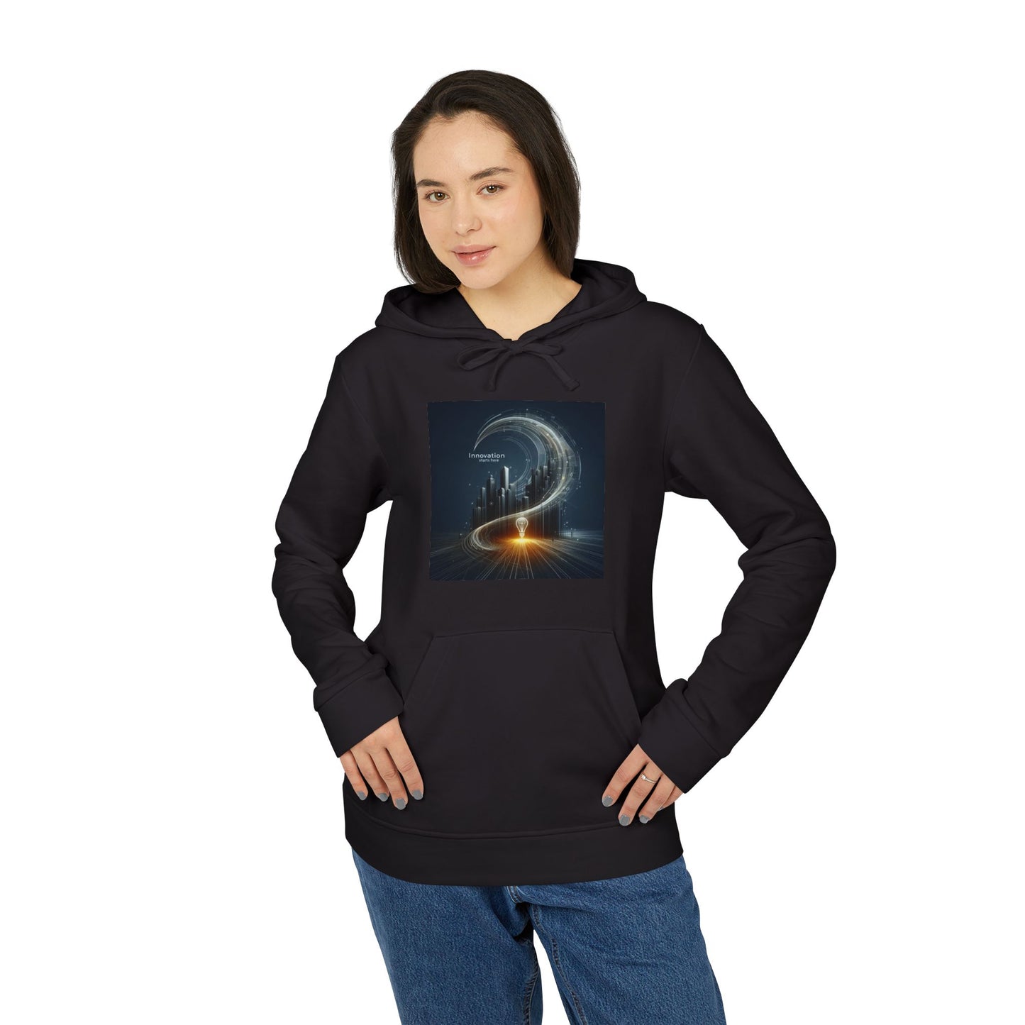 Macke Custom adidas Fleece Hoodie – Printify Fulfilled