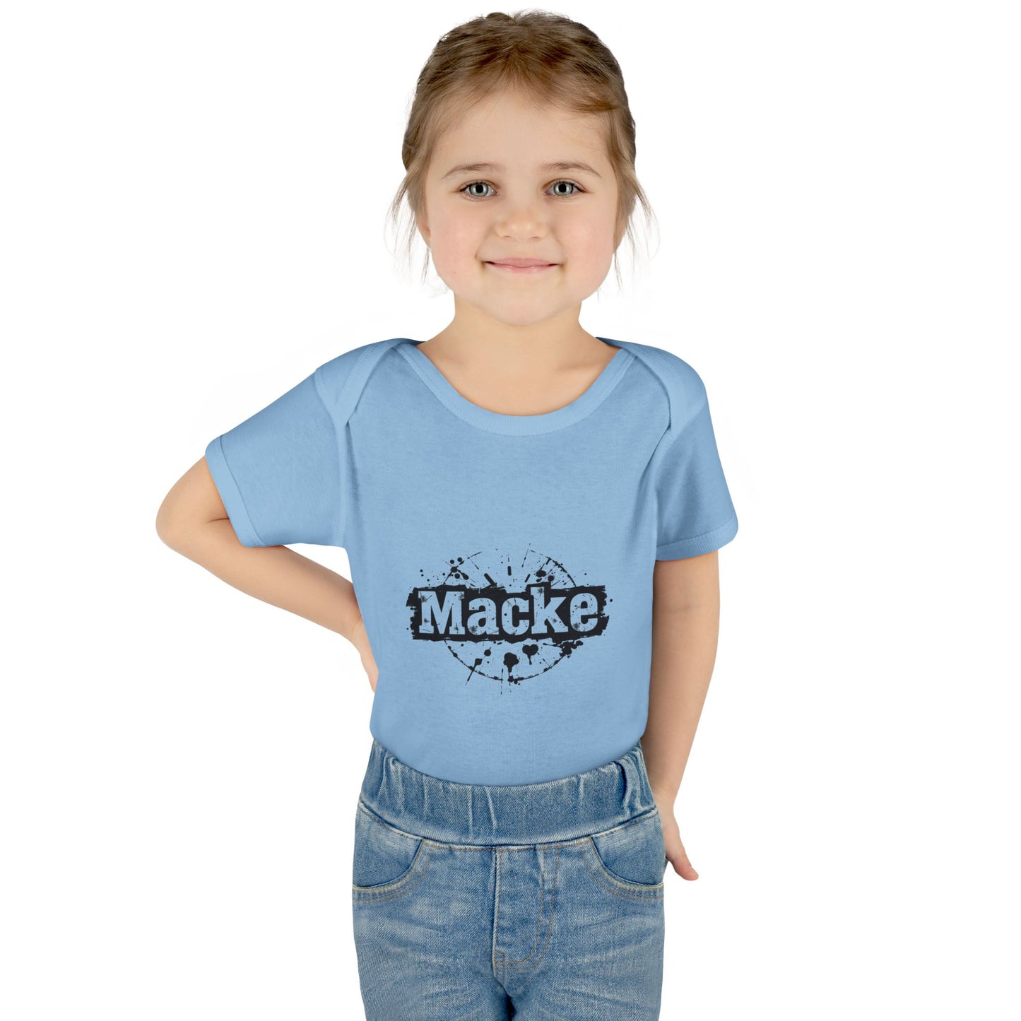 Macke Graphic Infant Baby Bodysuit - Cute & Playful Baby Outfit