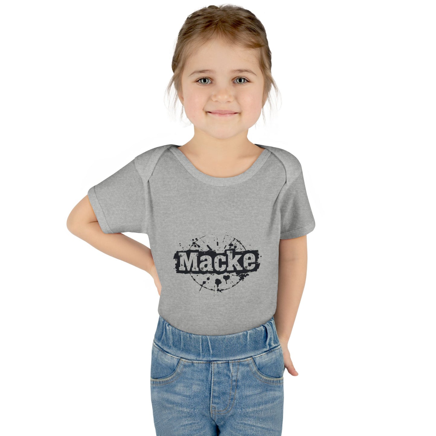 Macke Graphic Infant Baby Bodysuit - Cute & Playful Baby Outfit