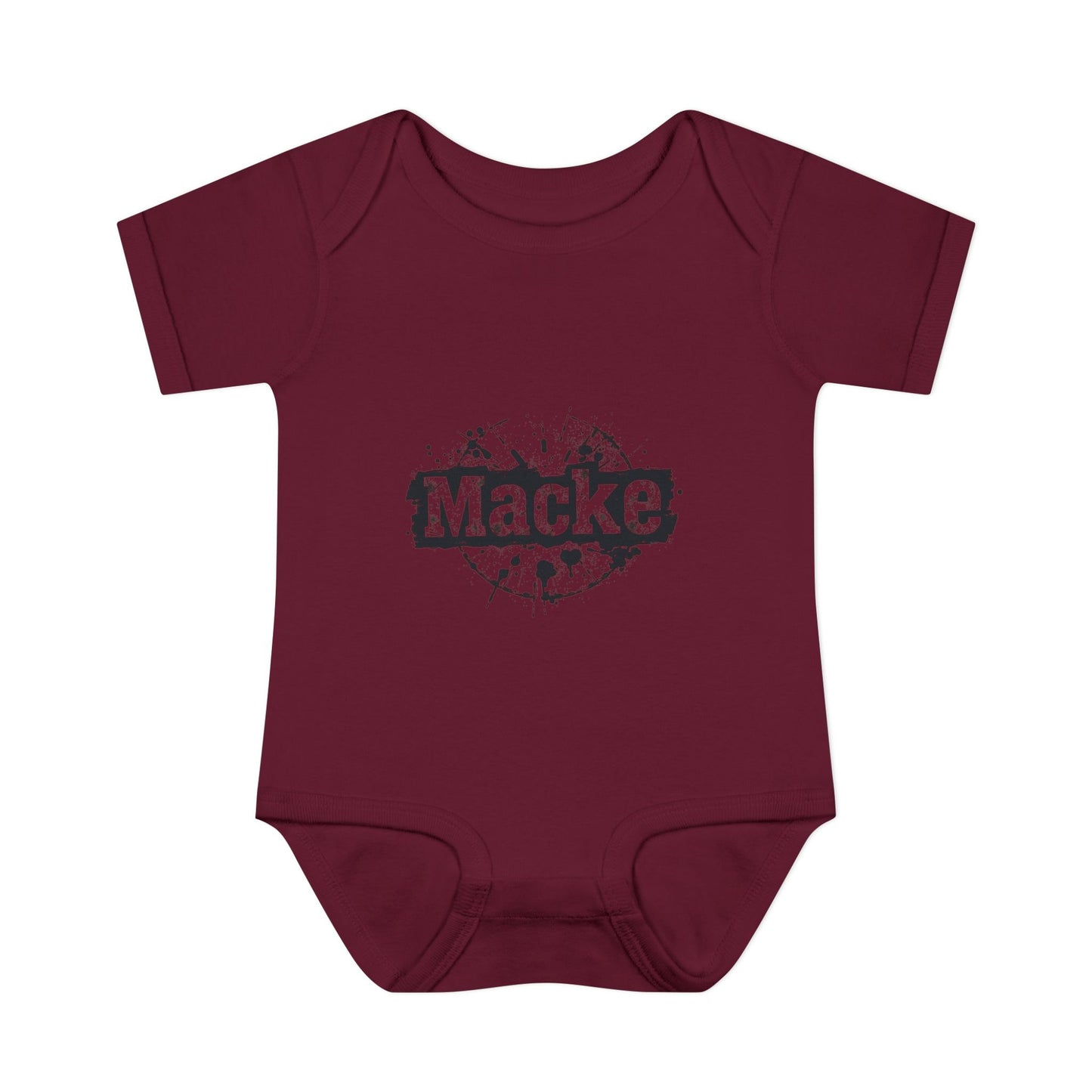 Macke Graphic Infant Baby Bodysuit - Cute & Playful Baby Outfit