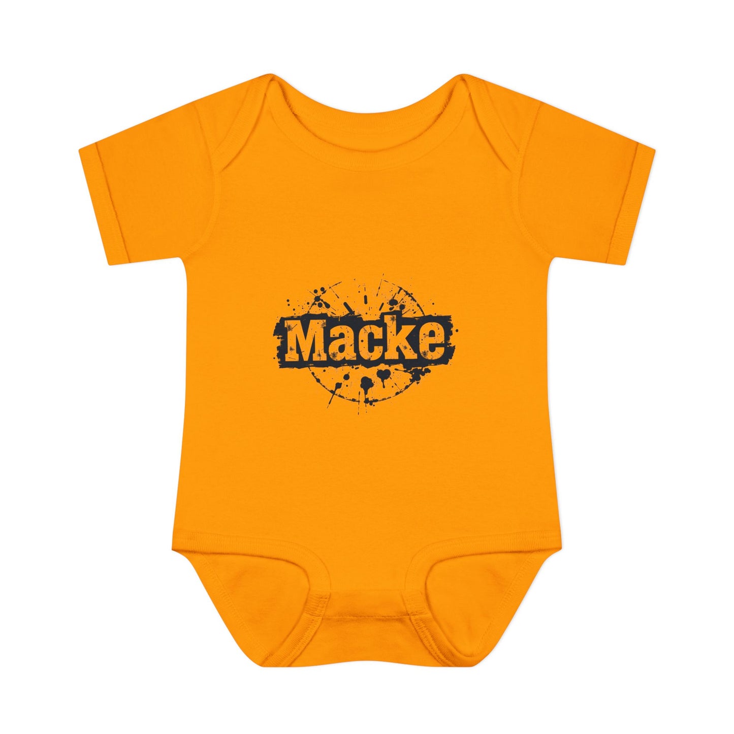 Macke Graphic Infant Baby Bodysuit - Cute & Playful Baby Outfit