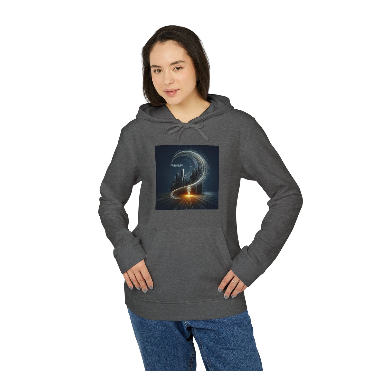 Macke Custom adidas Fleece Hoodie – Printify Fulfilled
