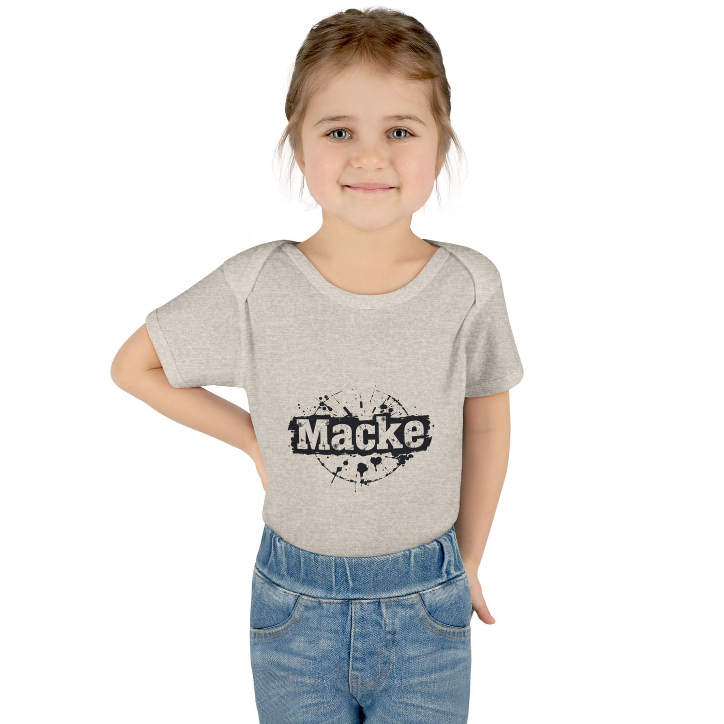 Macke Graphic Infant Baby Bodysuit - Cute & Playful Baby Outfit