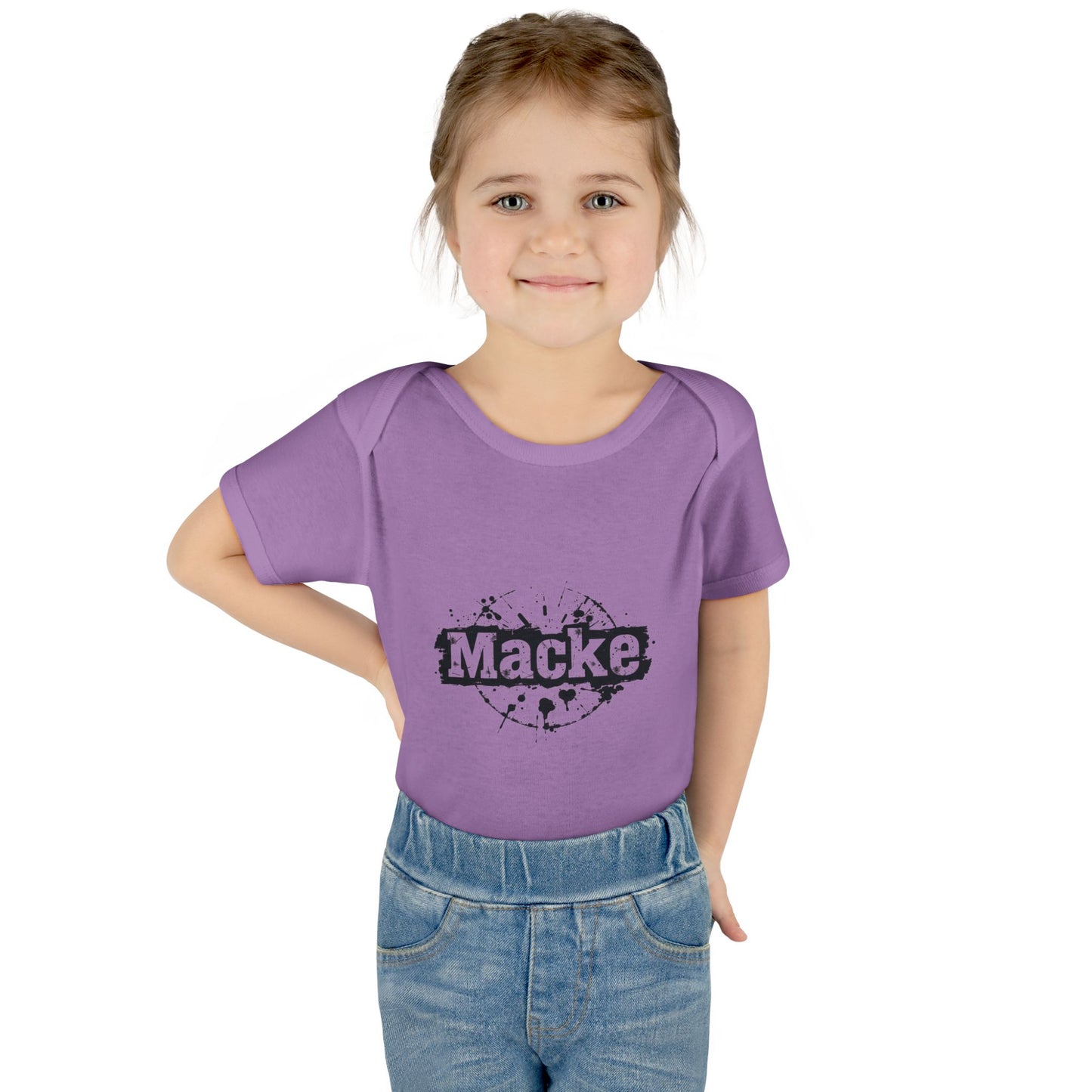 Macke Graphic Infant Baby Bodysuit - Cute & Playful Baby Outfit