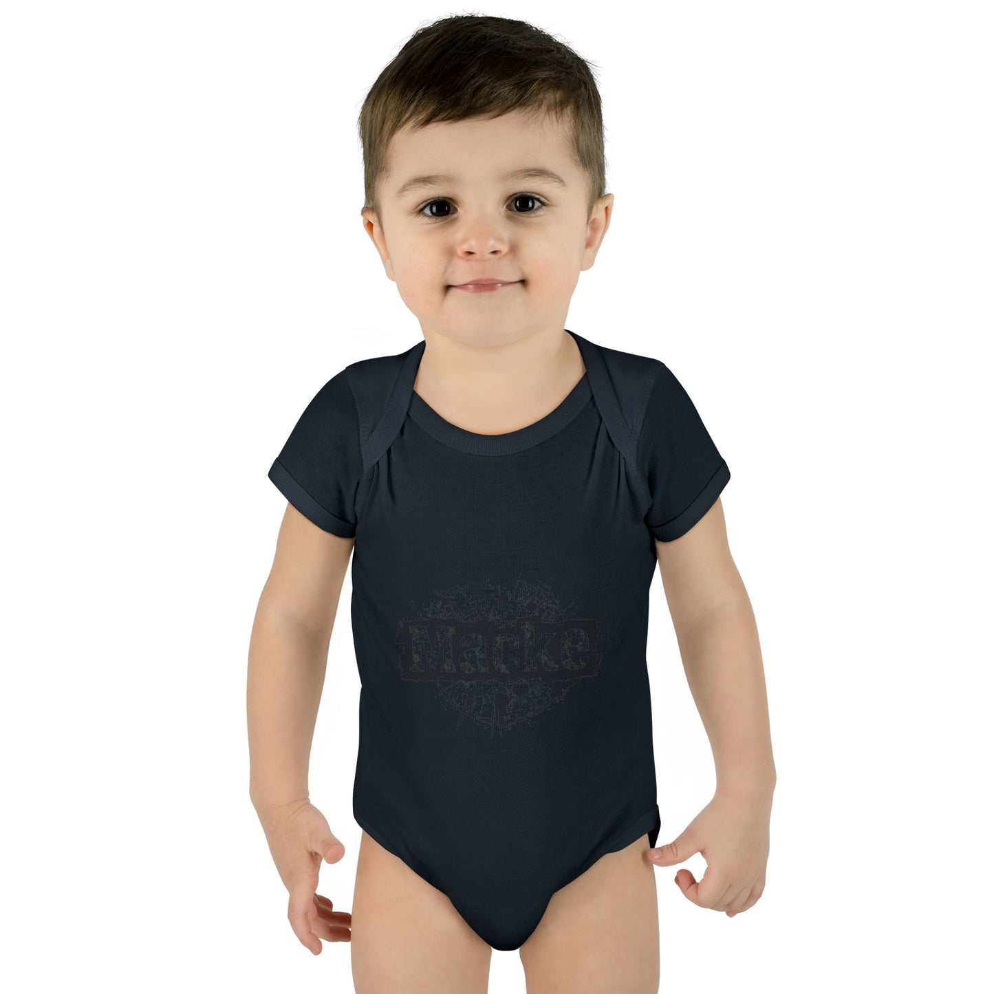 Macke Graphic Infant Baby Bodysuit - Cute & Playful Baby Outfit