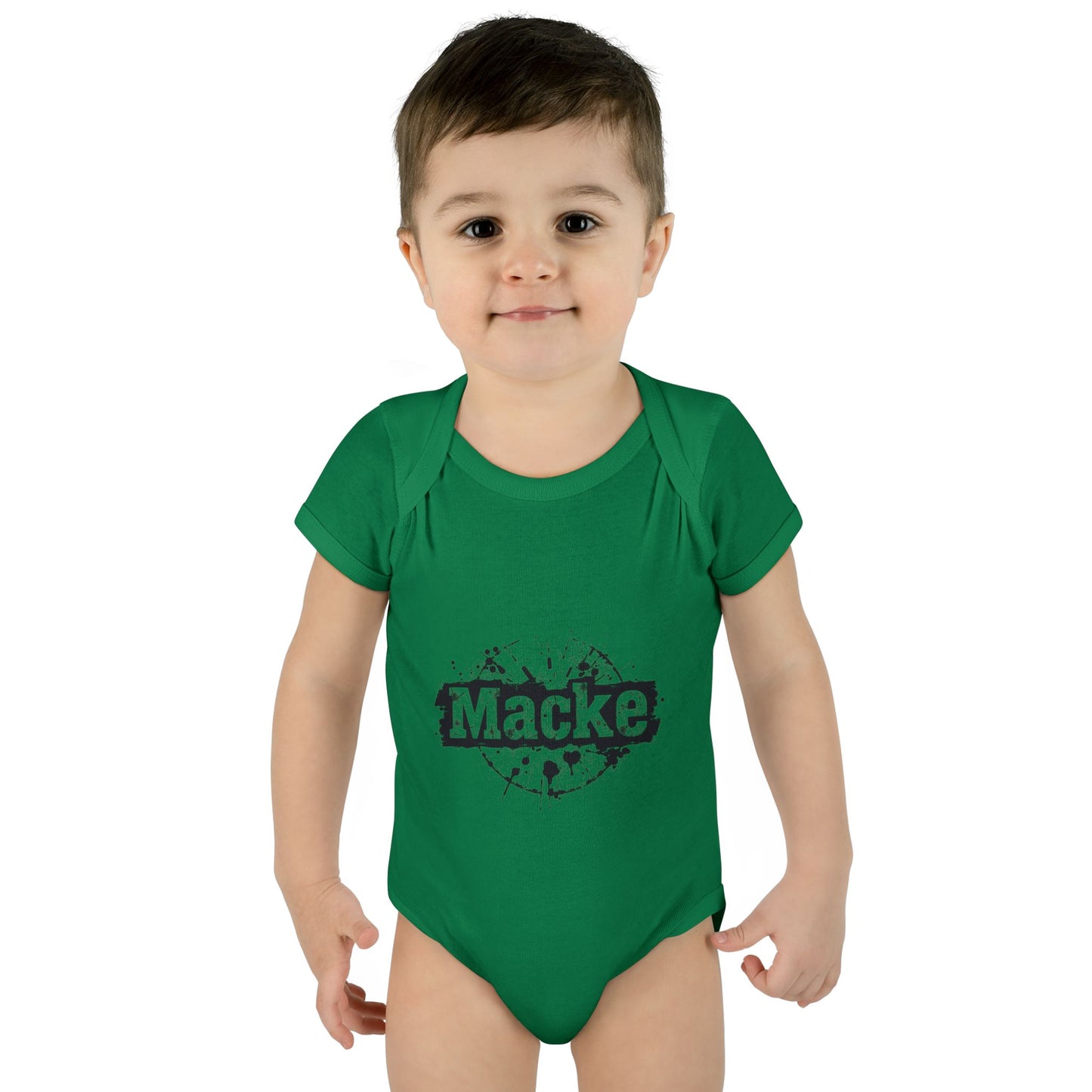 Macke Graphic Infant Baby Bodysuit - Cute & Playful Baby Outfit