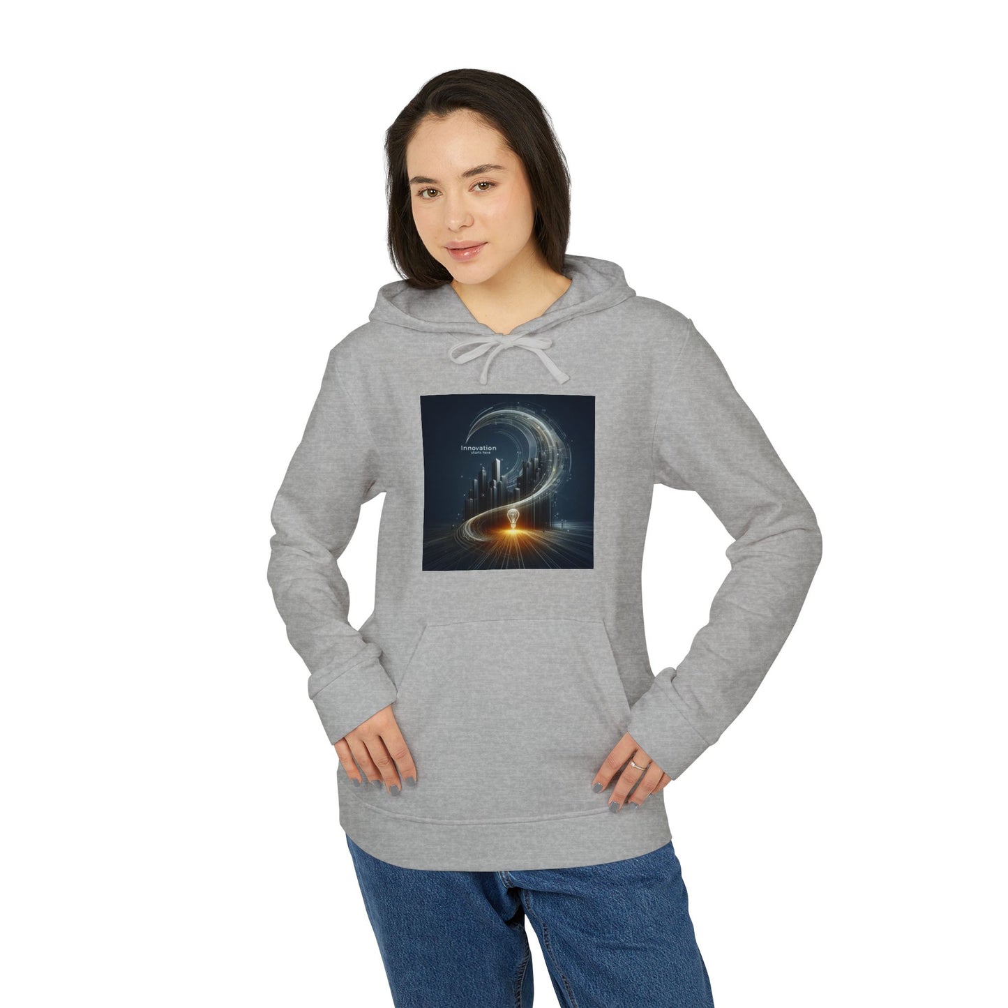 Macke Custom adidas Fleece Hoodie – Printify Fulfilled