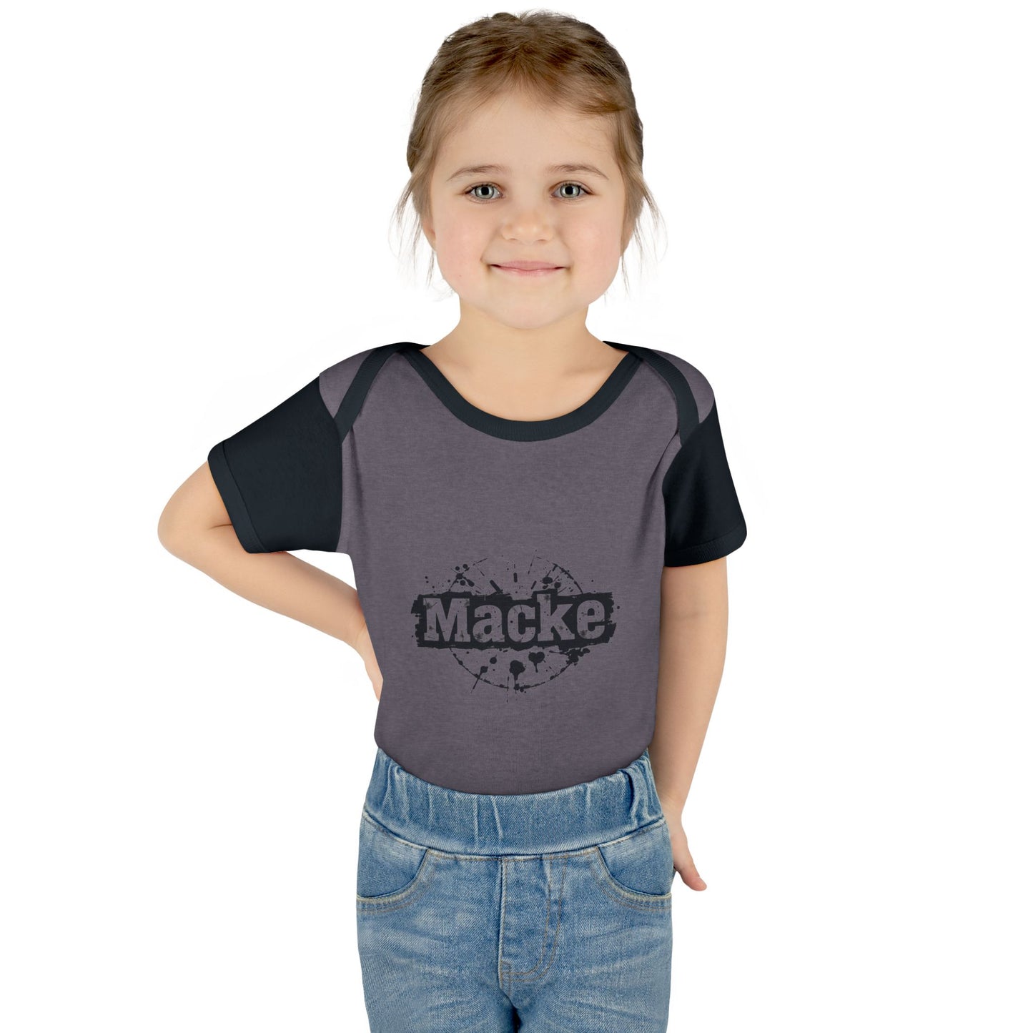 Macke Graphic Infant Baby Bodysuit - Cute & Playful Baby Outfit