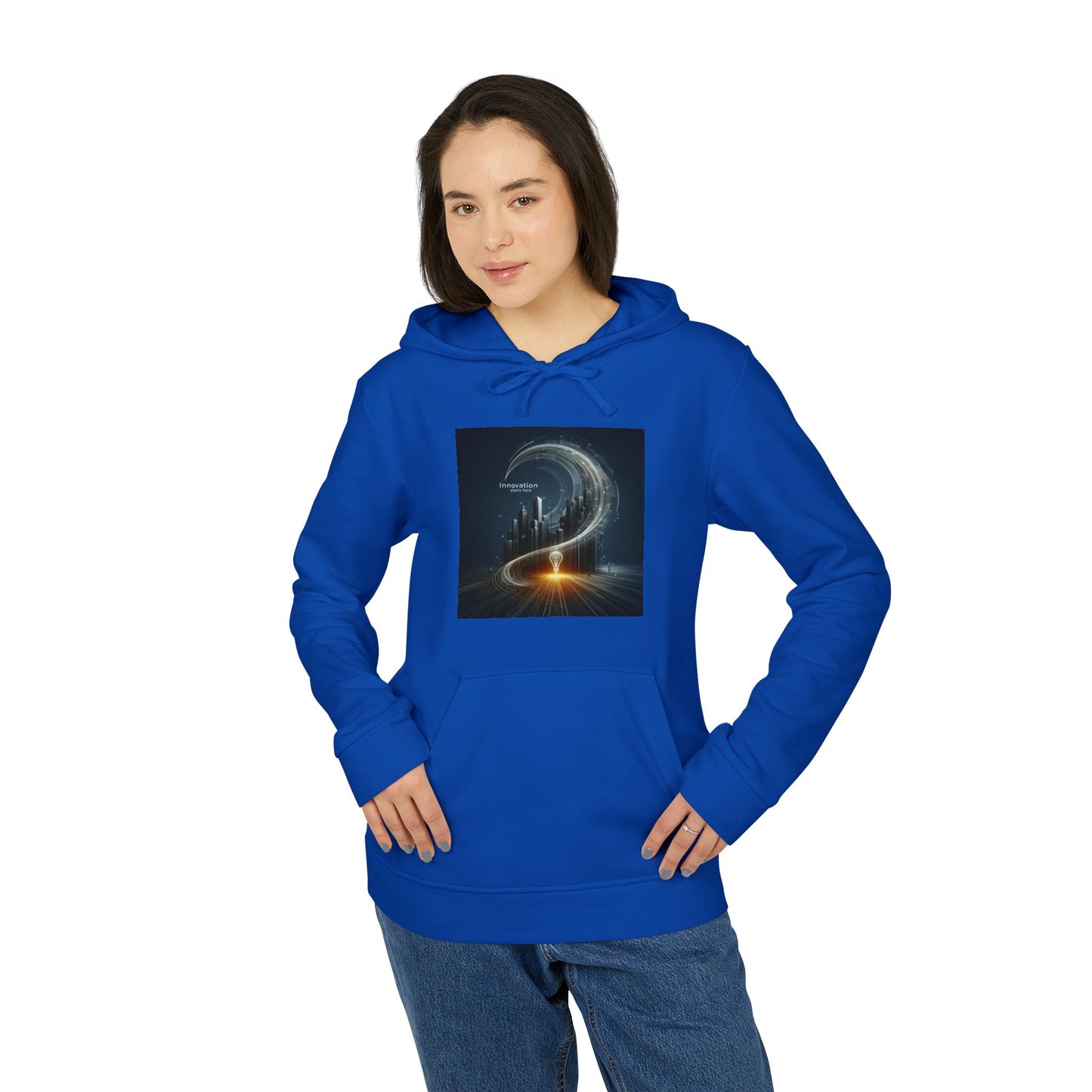 Macke Custom adidas Fleece Hoodie – Printify Fulfilled