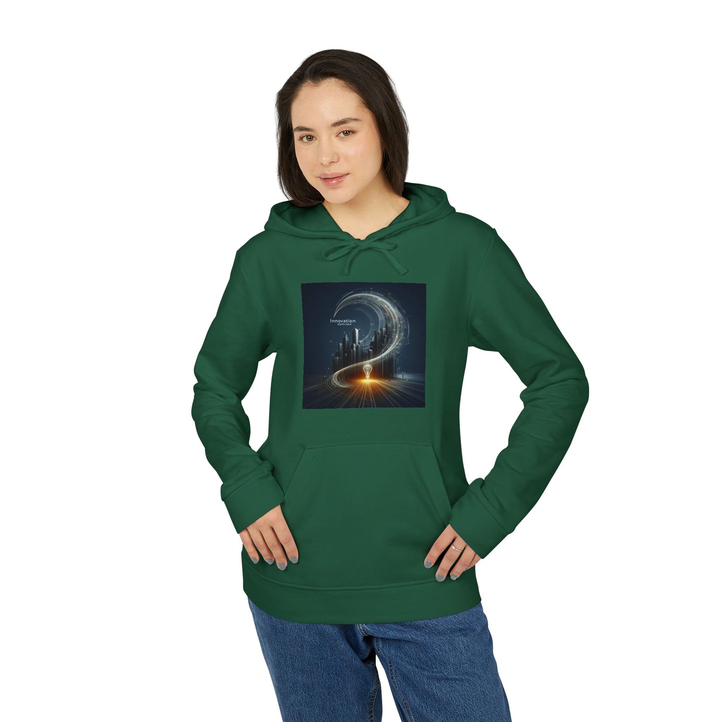 Macke Custom adidas Fleece Hoodie – Printify Fulfilled