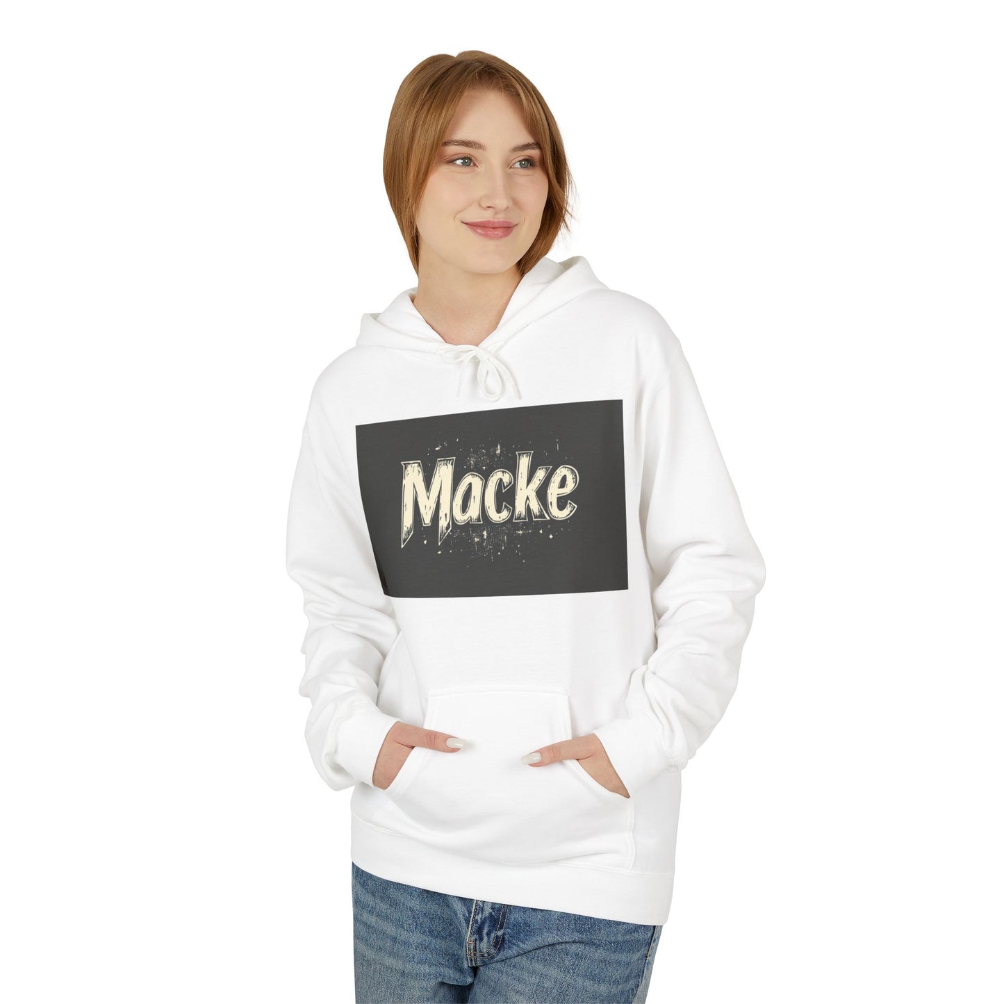 Macke Custom Unisex Midweight Soft style Fleece Hoodie