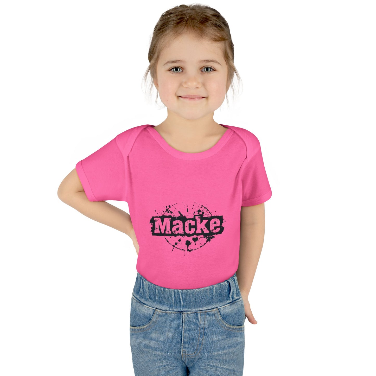 Macke Graphic Infant Baby Bodysuit - Cute & Playful Baby Outfit