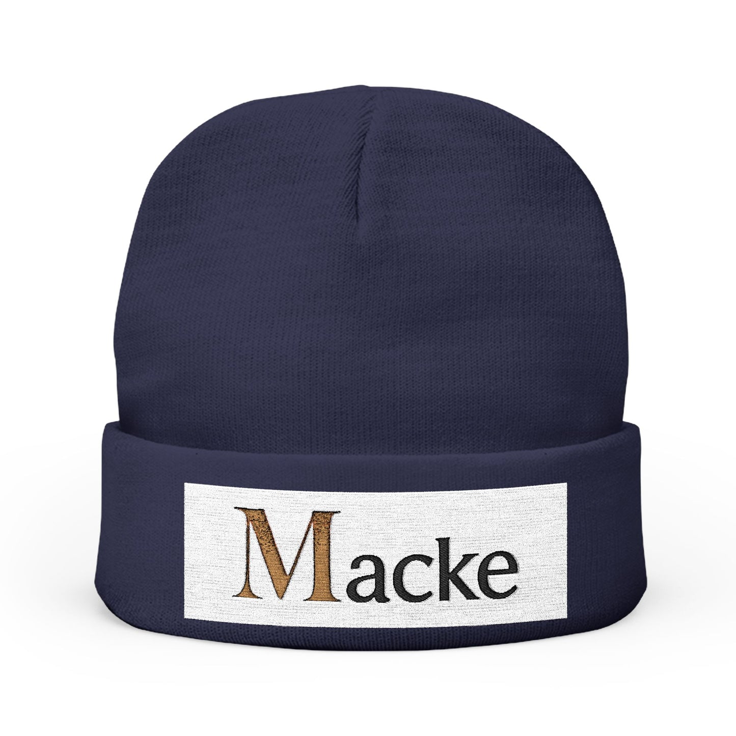 Macke custom Knit Beanie (Embroidery)