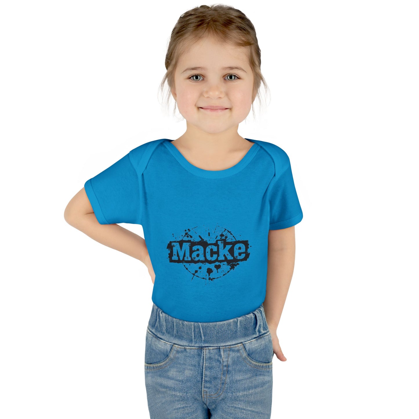 Macke Graphic Infant Baby Bodysuit - Cute & Playful Baby Outfit