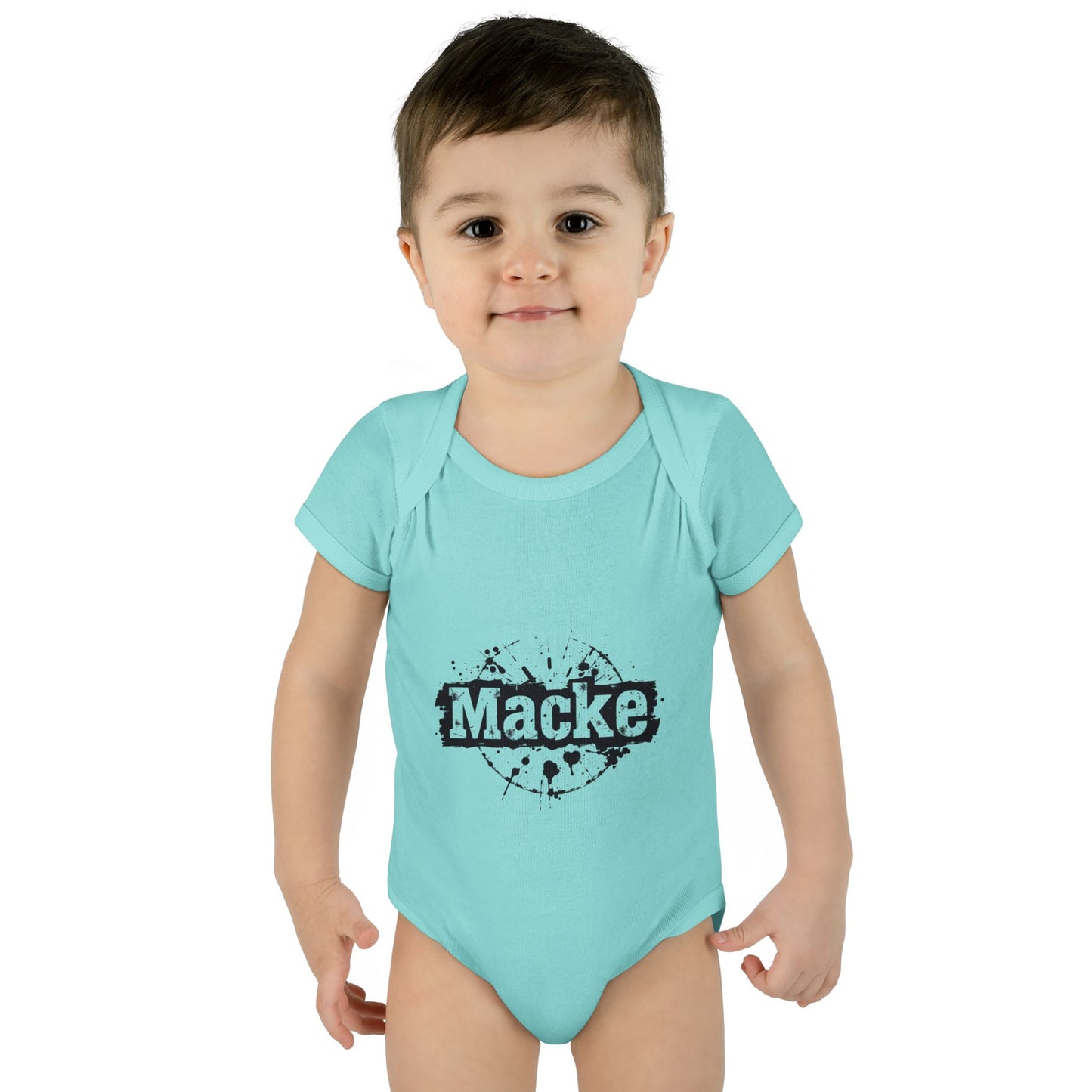 Macke Graphic Infant Baby Bodysuit - Cute & Playful Baby Outfit