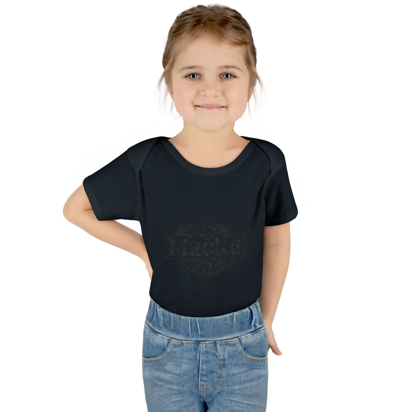Macke Graphic Infant Baby Bodysuit - Cute & Playful Baby Outfit