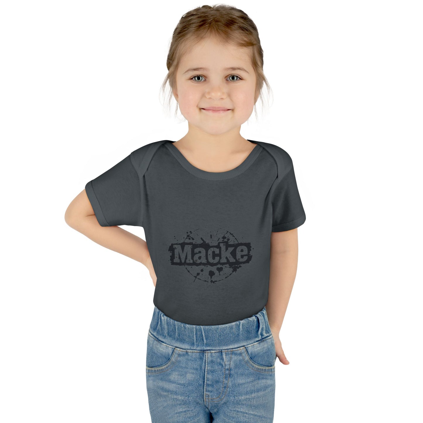 Macke Graphic Infant Baby Bodysuit - Cute & Playful Baby Outfit