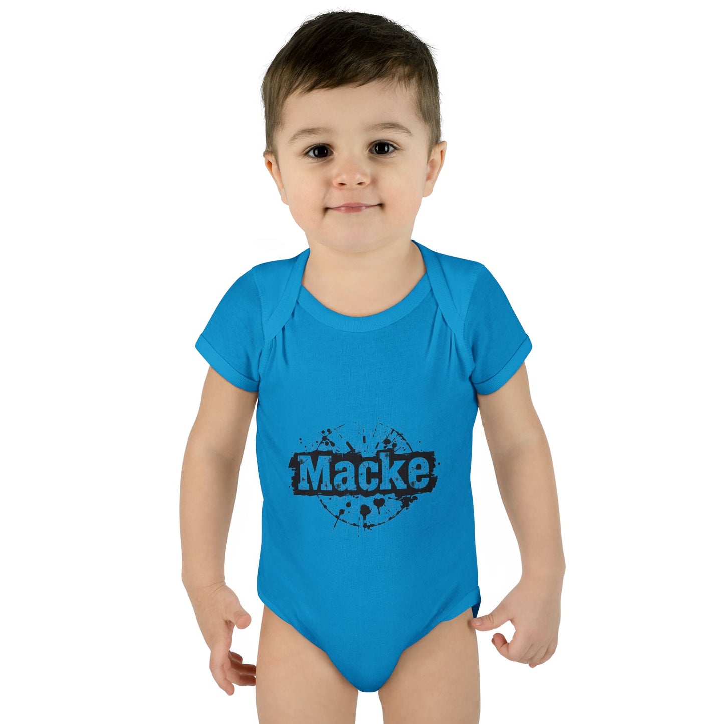 Macke Graphic Infant Baby Bodysuit - Cute & Playful Baby Outfit