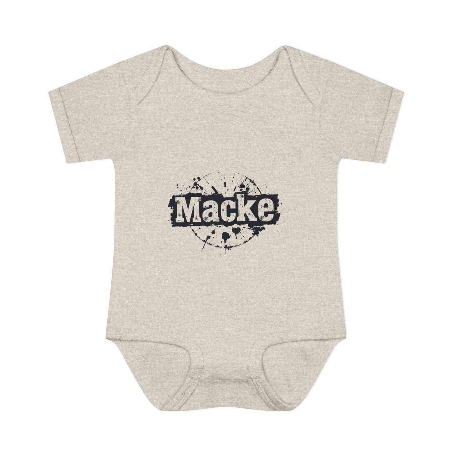 Macke Graphic Infant Baby Bodysuit - Cute & Playful Baby Outfit