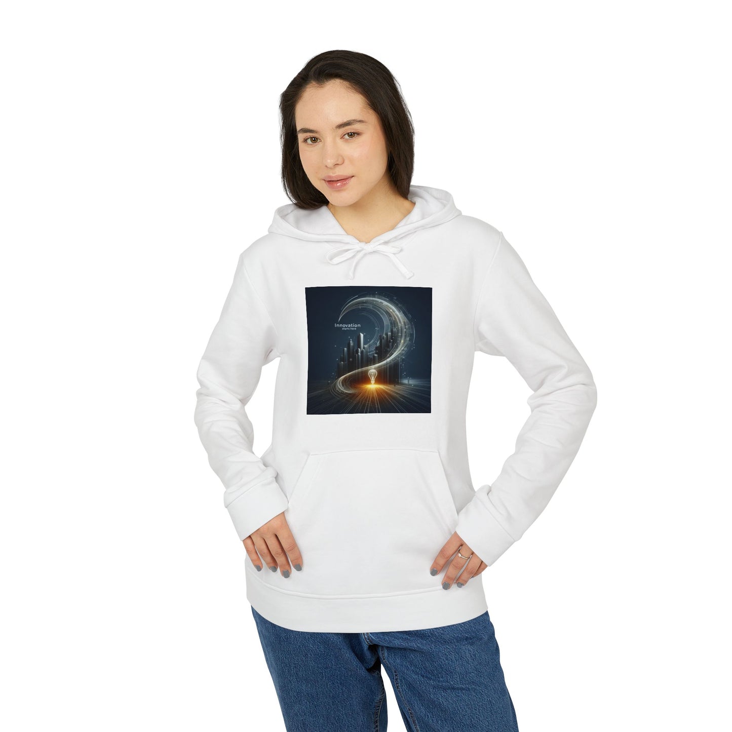 Macke Custom adidas Fleece Hoodie – Printify Fulfilled
