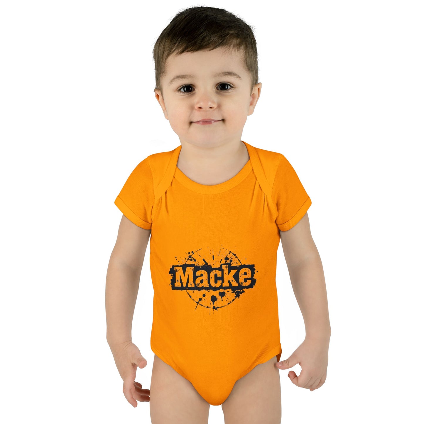 Macke Graphic Infant Baby Bodysuit - Cute & Playful Baby Outfit