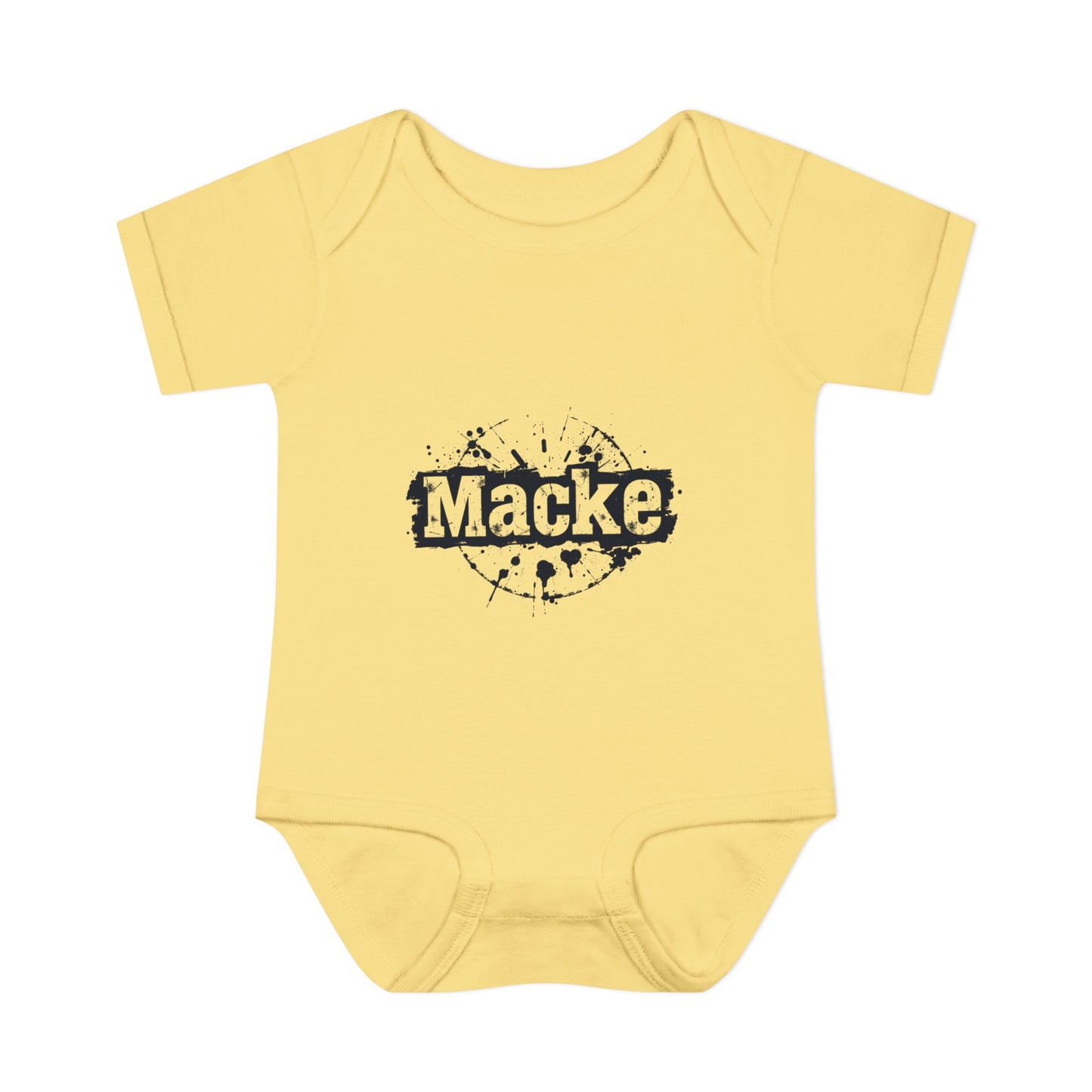 Macke Graphic Infant Baby Bodysuit - Cute & Playful Baby Outfit