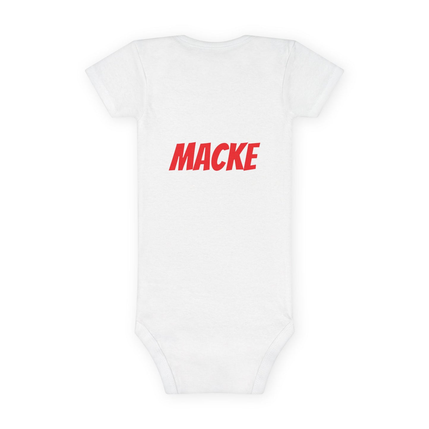 Cute Macke Corporation Baby Onesie – Adorable Short Sleeve Bodysuit for Little Ones