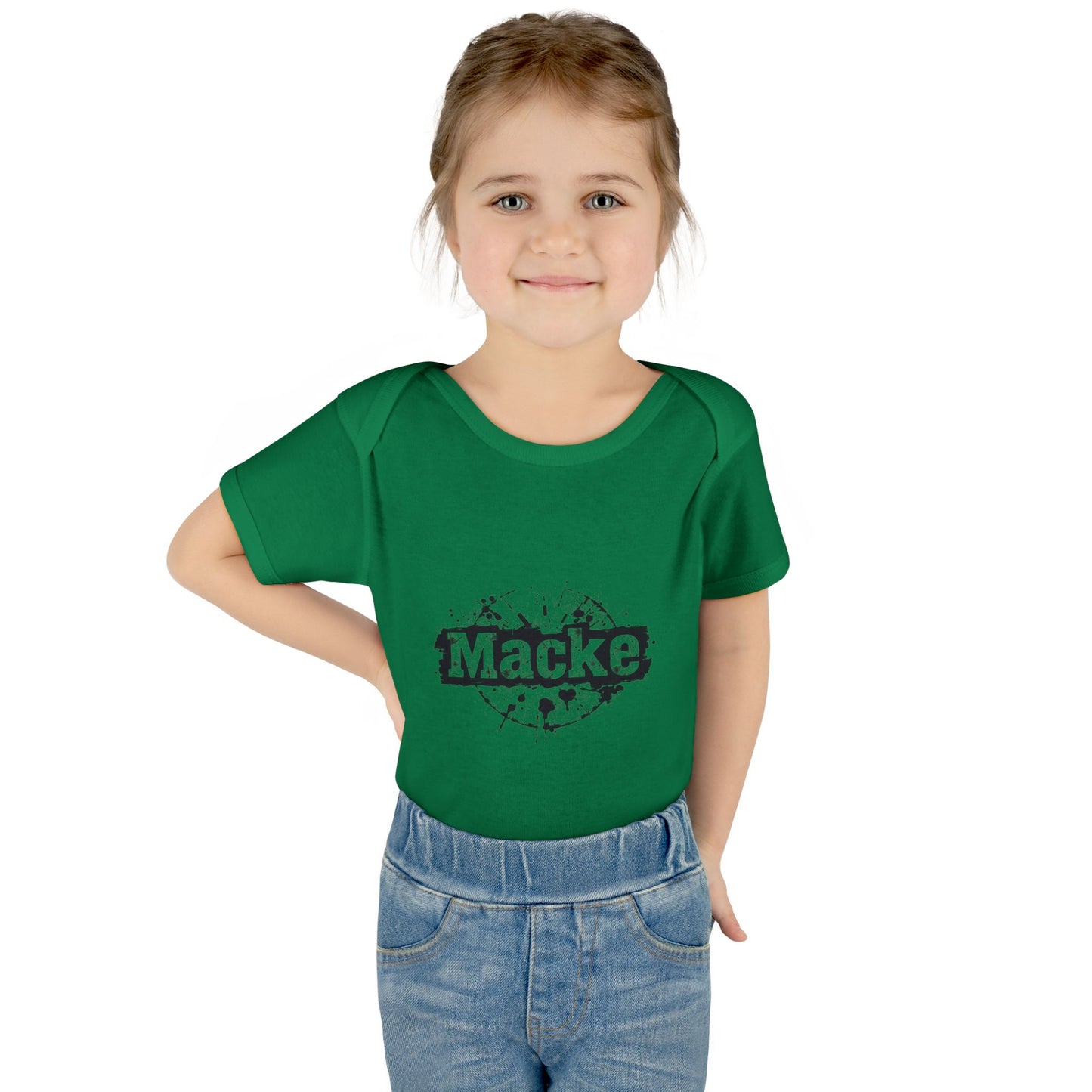 Macke Graphic Infant Baby Bodysuit - Cute & Playful Baby Outfit