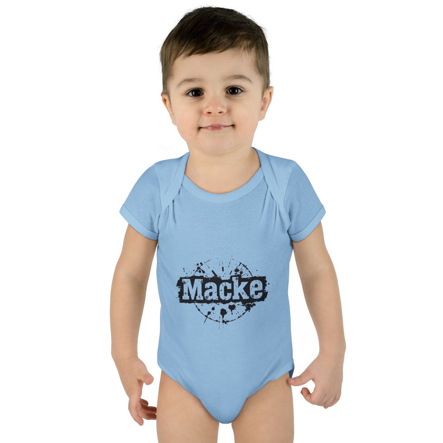 Macke Graphic Infant Baby Bodysuit - Cute & Playful Baby Outfit