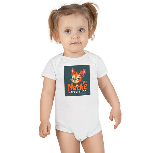 Cute Macke Corporation Baby Onesie – Adorable Short Sleeve Bodysuit for Little Ones